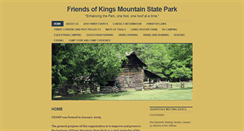 Desktop Screenshot of friendsofkingsmountainstatepark.org